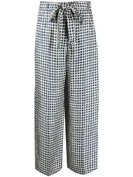 'S Max Mara: Брюки с геометрическим принтом 