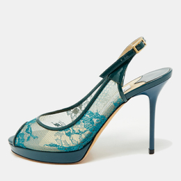 Jimmy Choo: Зелёные сандалии 