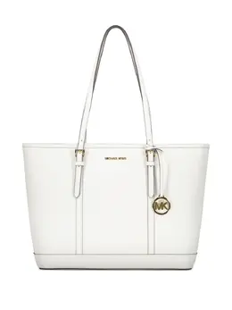 Michael Kors: Белая сумка-шоппер  Jet Set
