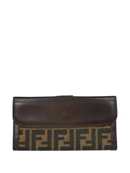 Fendi Pre-Owned: Коричневый кошелёк 