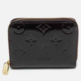 Louis Vuitton: Фиолетовый кошелёк  Zippy
