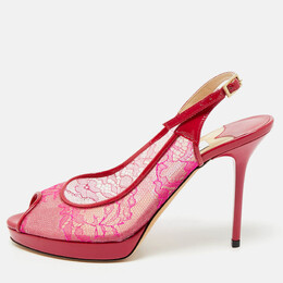 Jimmy Choo: Розовые сандалии 
