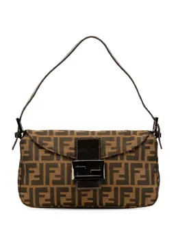 Fendi Pre-Owned: Коричневая сумка 
