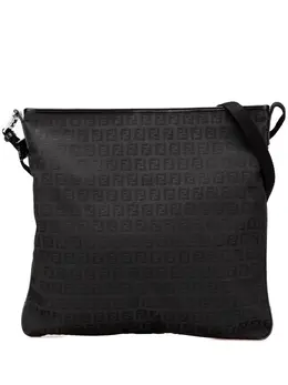 Fendi Pre-Owned: Чёрная сумка через плечо 