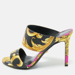 Versace: Многоцветные сандалии  Baroque