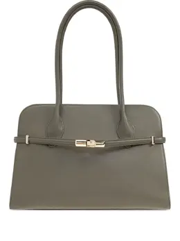 Furla: Зелёная сумка-шоппер 