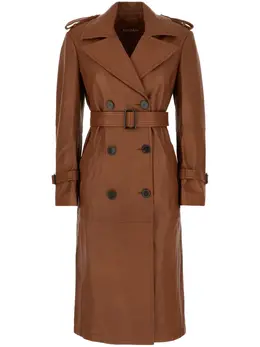 Max Mara: Кожаный плащ 