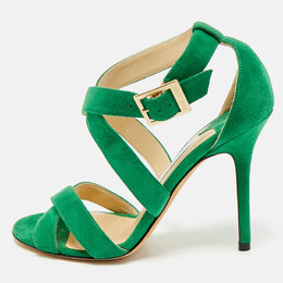 Jimmy Choo: Зелёные сандалии 