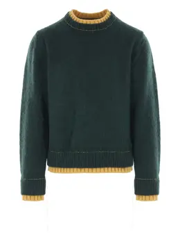 sacai: Тёмный свитер 