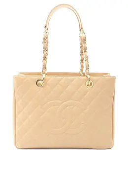 CHANEL Pre-Owned: Бежевая сумка 