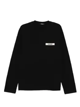 Jacquemus: Чёрная футболка 