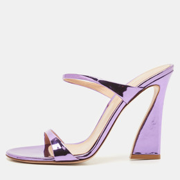 Gianvito Rossi: Фиолетовые сандалии  Aura