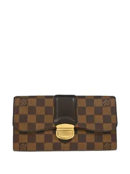 Louis Vuitton Pre-Owned: Коричневый кошелёк 