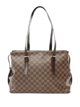 Louis Vuitton Pre-Owned: Коричневая сумка-шоппер 