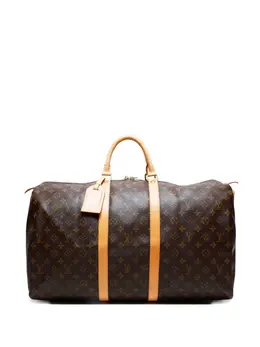 Louis Vuitton Pre-Owned: Коричневый чемодан 