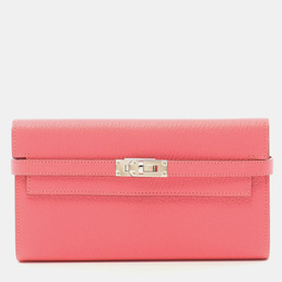 Hermes: Розовый кошелёк  Kelly