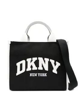 DKNY: Чёрная сумка-шоппер 