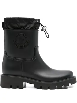 Moncler: Чёрные ботинки 