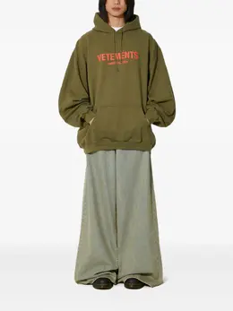 VETEMENTS: Зелёная толстовка  Limited Edition