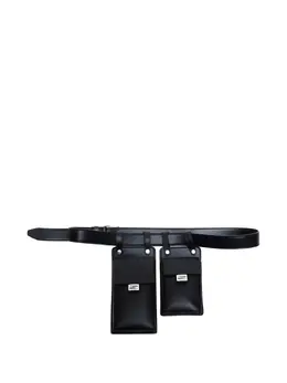 Fendi Pre-Owned: Чёрная поясная сумка 