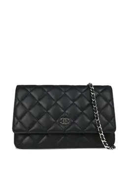 CHANEL Pre-Owned: Чёрная сумка 