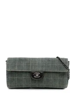 CHANEL Pre-Owned: Голубая сумка 