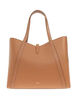 Furla: Коричневая сумка-шоппер 