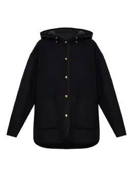 Moncler: Чёрная куртка 