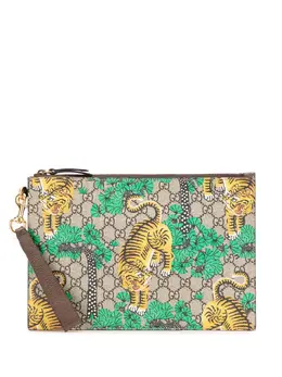 Gucci Pre-Owned: Коричневый клатч 