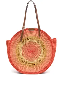 Anya Hindmarch: Оранжевая сумка-шоппер 