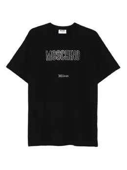 Moschino: Чёрная футболка 