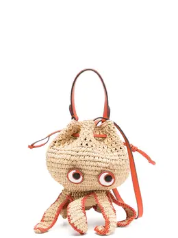 Anya Hindmarch: Бежевая сумка 