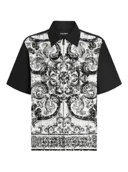 Dolce & Gabbana: Рубашка  Majolica с принтом