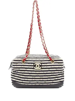 CHANEL Pre-Owned: Сумка в полоску 
