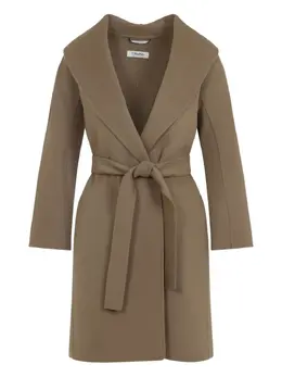 'S Max Mara: Пальто с запахом 