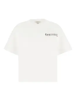 Alexander McQueen: Футболка с принтом 