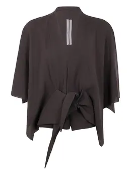 Rick Owens: Коричневый плащ 