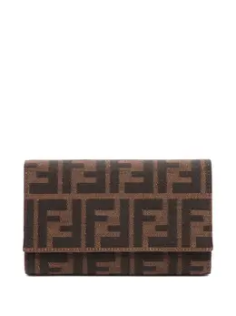 Fendi Pre-Owned: Коричневый кошелёк 