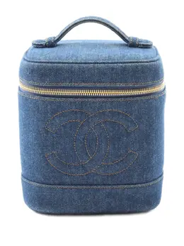 CHANEL Pre-Owned: Голубая сумка 