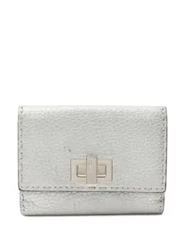 Fendi Pre-Owned: Серебристый кошелёк 