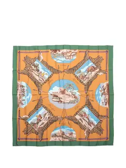 Hermès Pre-Owned: Оранжевый шарф 