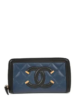 CHANEL Pre-Owned: Голубой кошелёк 