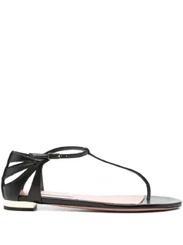 Aquazzura: Чёрные сандалии 