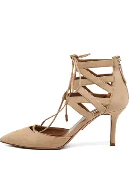 Aquazzura: Бежевые туфли 