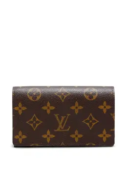Louis Vuitton Pre-Owned: Коричневый кошелёк 