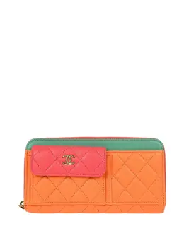 CHANEL Pre-Owned: Оранжевый кошелёк 