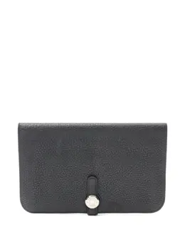 Hermès Pre-Owned: Чёрный кошелёк 