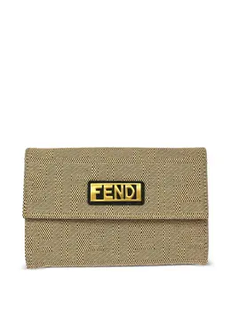 Fendi Pre-Owned: Бежевый кошелёк 