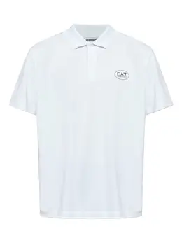Ea7 Emporio Armani: Поло с принтом 