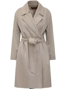 Max Mara: Бежевое пальто 